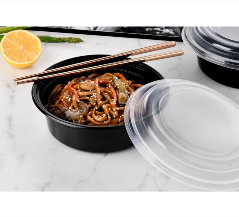 قیمت خرید ظرف یکبارمصرف ماکروفری مشکی ۵ سانت + کاربردی به صرفه